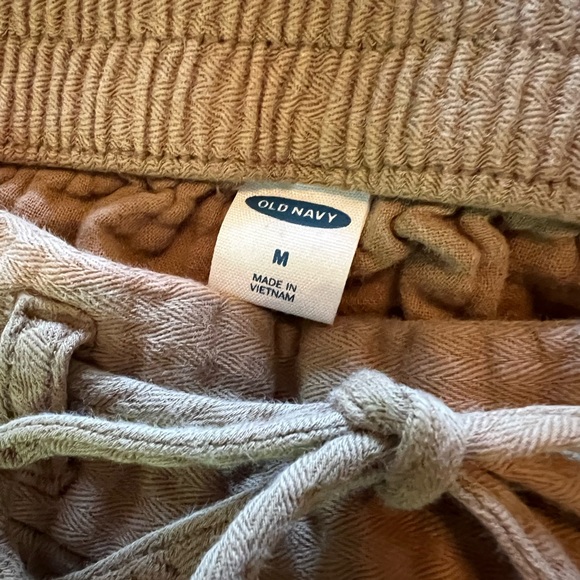 Set Of Two Pair Old Navy Pull On Shorts. Blue and Camel. Super Soft! Super Cute! - Picture 6 of 6